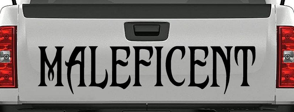 Malefincent Sci Fi Car or Truck Window Decal Sticker