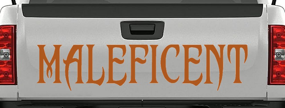 Malefincent Sci Fi Car or Truck Window Decal Sticker