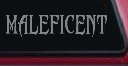 Malefincent Sci Fi Car or Truck Window Decal Sticker