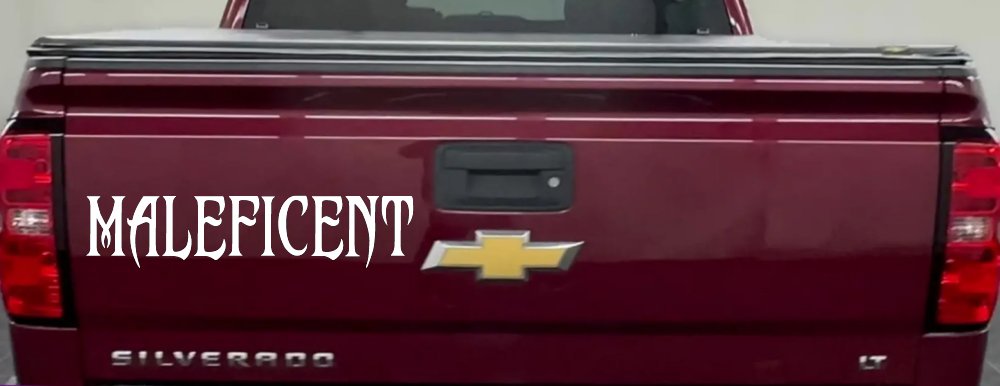 Malefincent Sci Fi Car or Truck Window Decal Sticker
