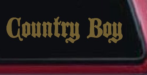 Country Boy Car or Truck Window Decal Sticker