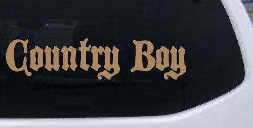 Country Boy Car or Truck Window Decal Sticker