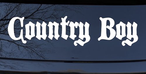 Country Boy Car or Truck Window Decal Sticker