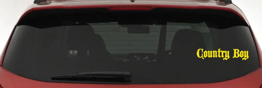 Country Boy Car or Truck Window Decal Sticker