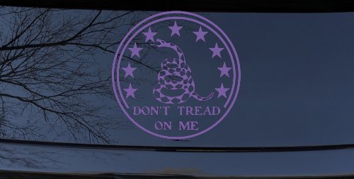 Gadsden Snake Don't Tread On Me Circle Freedom Military Car or Truck Window Decal Sticker