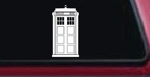 Dr Who Tardis Police Box Sci Fi Car or Truck Window Decal Sticker