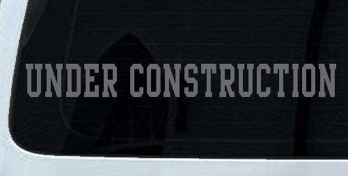 Under Construction Car or Truck Window Decal Sticker