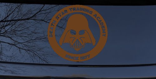 Star Wars Death Star Training Academy Darth Vader Sci Fi Car or Truck Window Decal Sticker