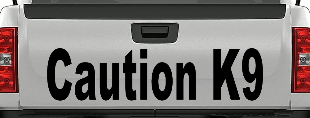 Caution K9 Dog Car or Truck Window Decal Sticker