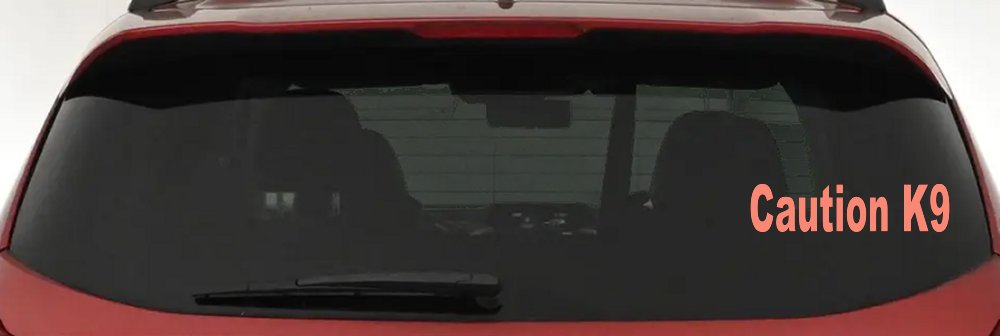 Caution K9 Dog Car or Truck Window Decal Sticker