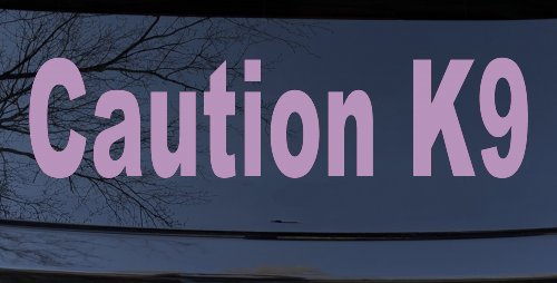 Caution K9 Dog Car or Truck Window Decal Sticker