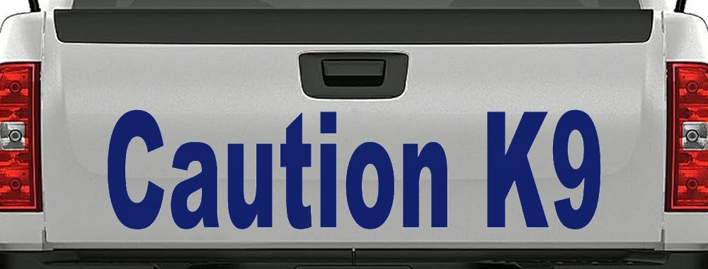 Caution K9 Dog Car or Truck Window Decal Sticker