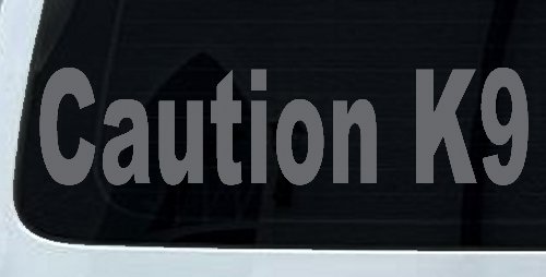 Caution K9 Dog Car or Truck Window Decal Sticker