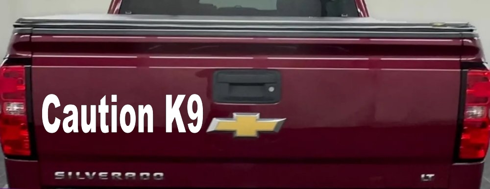 Caution K9 Dog Car or Truck Window Decal Sticker