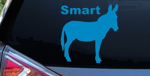 Smart Ass Funny Car or Truck Window Decal Sticker (Blue)