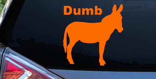 Dumb Ass Funny Car or Truck Window Decal Sticker