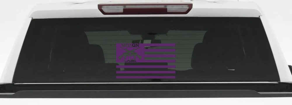 Molon Labe American Flag AR 15 Guns Guns Car or Truck Window Decal Sticker