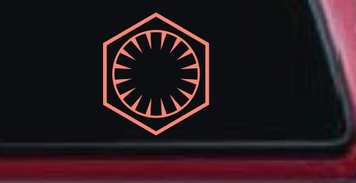 The First Order Sci Fi Car or Truck Window Decal Sticker