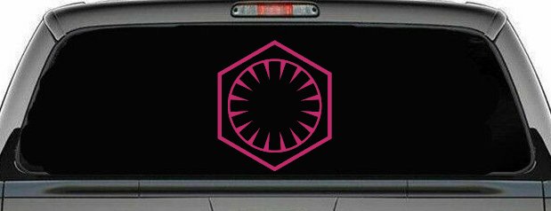 The First Order Sci Fi Car or Truck Window Decal Sticker