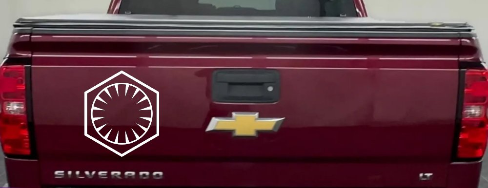 The First Order Sci Fi Car or Truck Window Decal Sticker