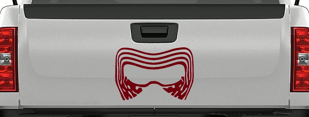 Kylo Ren Mask Sci Fi Car or Truck Window Decal Sticker