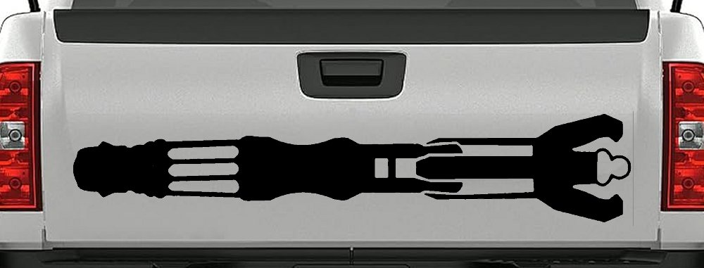 Doctor Who Sonic Screwdriver Sci Fi Car or Truck Window Vinyl Decal Sticker (Matte Black)