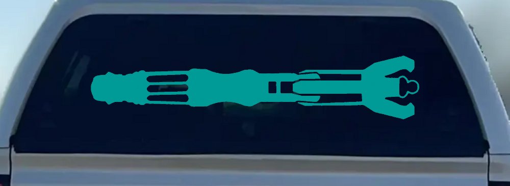 Doctor Who Sonic Screwdriver Sci Fi Car or Truck Window Decal Sticker