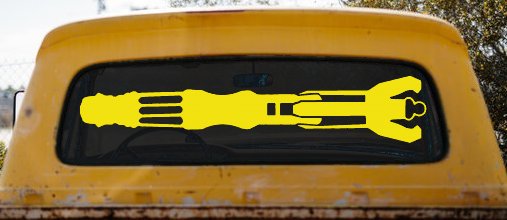 Doctor Who Sonic Screwdriver Sci Fi Car or Truck Window Decal Sticker