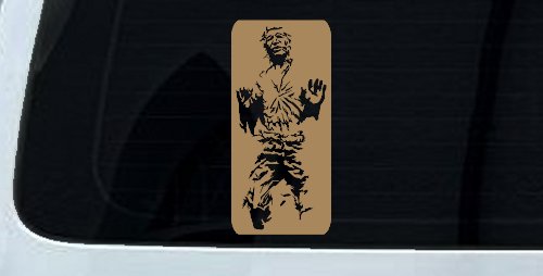 Star Wars Han Solo In Carbonite  Sci Fi Car or Truck Window Decal Sticker