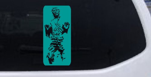 Star Wars Han Solo In Carbonite  Sci Fi Car or Truck Window Decal Sticker