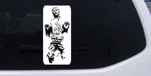 Star Wars Han Solo In Carbonite  Sci Fi Car or Truck Window Decal Sticker