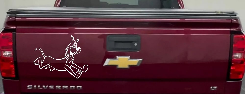 Jetsons Astro Dog Cartoons Car or Truck Window Vinyl Decal Sticker (White)