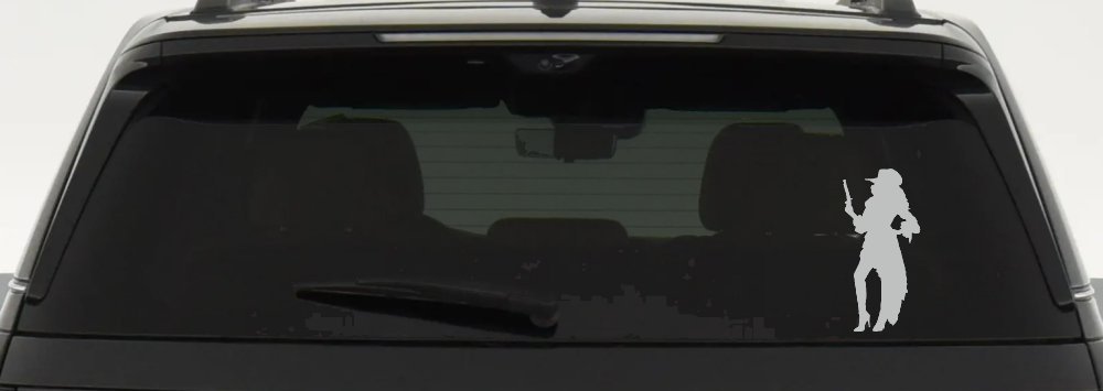 Pirate Wench Girl Car or Truck Window Decal Sticker