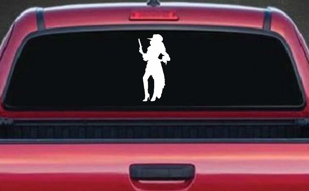 Pirate Wench Girl Car or Truck Window Decal Sticker