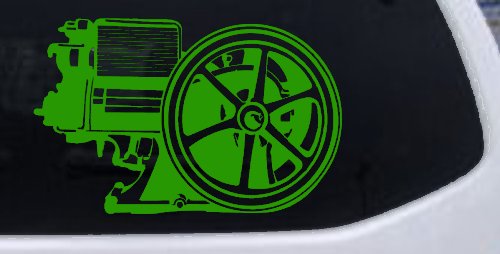 Hit And Miss Engine Car or Truck Window Decal Sticker