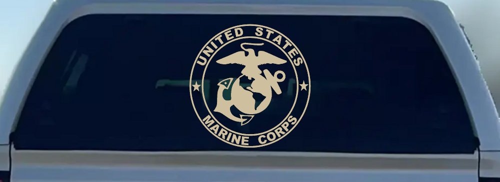United States Marine Corps Seal Military Car or Truck Window Decal Sticker