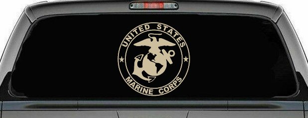 United States Marine Corps Seal Military Car or Truck Window Decal Sticker