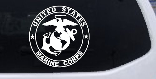 United States Marine Corps Seal Military Car or Truck Window Decal Sticker