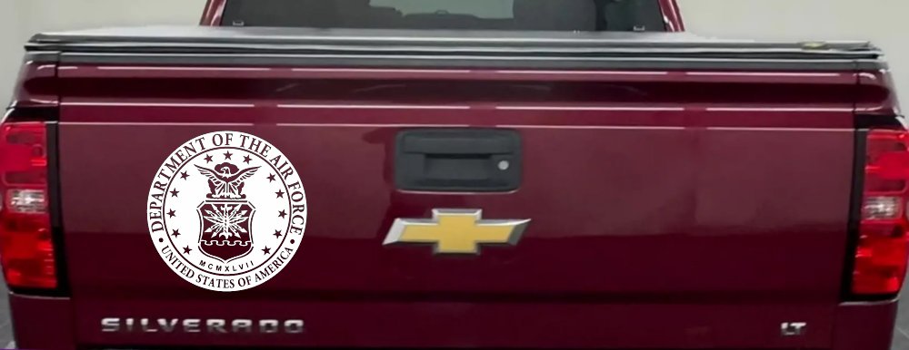 Department Of The Air Force Seal Military Car or Truck Window Decal Sticker