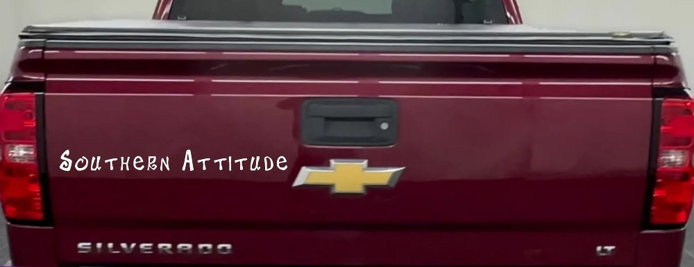 Southern Attitude Country Car or Truck Window Vinyl Decal Sticker (White)