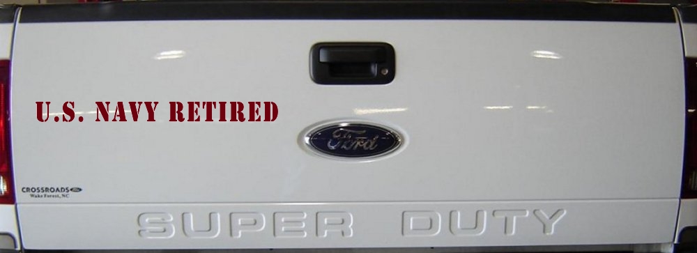 U S Navy Retired Military Car or Truck Window Decal Sticker