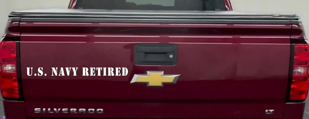 U S Navy Retired Military Car or Truck Window Decal Sticker