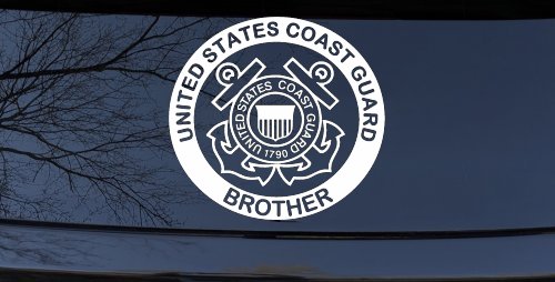 United States Coast Guard Brother Military Car or Truck Window Decal Sticker