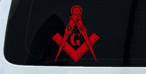 Freemason Masonic Square and Compass Other Car or Truck Window Decal Sticker