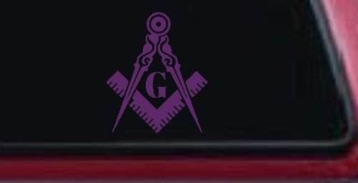 Freemason Masonic Square and Compass Other Car or Truck Window Decal Sticker