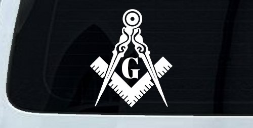 Freemason Masonic Square and Compass Other Car or Truck Window Decal Sticker