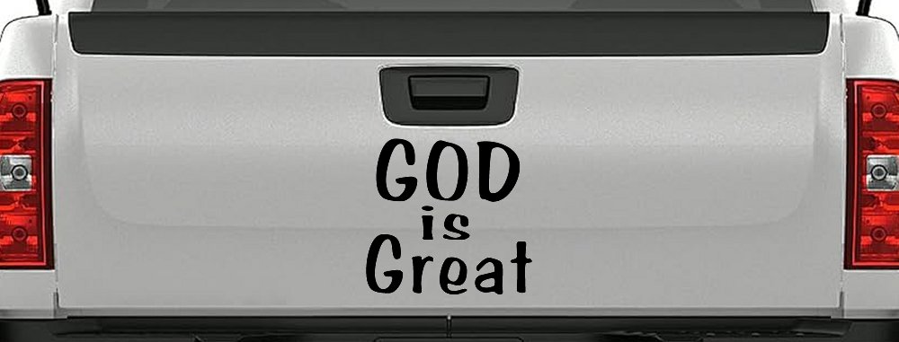 God Is Great Christian Car or Truck Window Decal Sticker