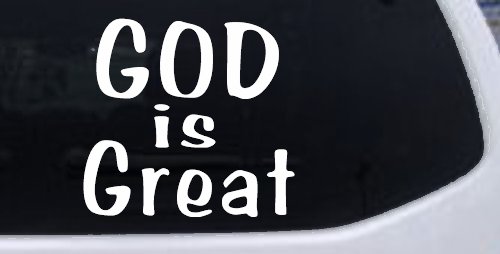 God Is Great Christian Car or Truck Window Decal Sticker