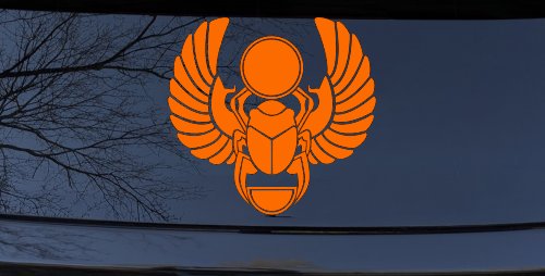 Egyptian Scarab Beetle Car or Truck Window Decal Sticker