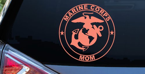 Marine Corps Mom Seal Military Car or Truck Window Decal Sticker